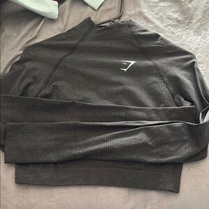 Gymshark Charcoal Long Sleeve Top
